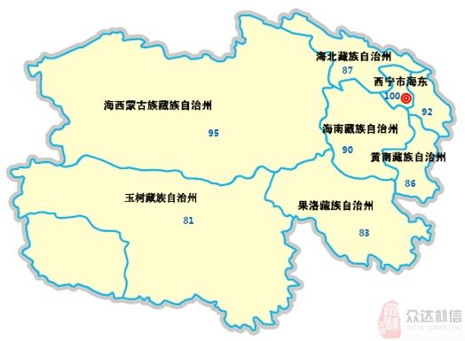 2011年众达朴信薪酬地图发布青海地区